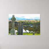 60 x40 Canvas Print Graveyard Old Kilcullen (Voorkant)