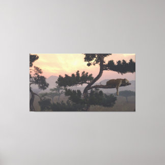 60" x 40" Canvas Art "Lazing on the Savanna" image