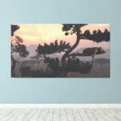 60" x 40" Canvas Art "Lazing on the Savanna" image (Insitu (Houten vloer))