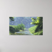 60" x 40" Canvas Art with "Babbling Brook" image (Voorkant)