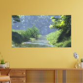 60" x 40" Canvas Art with "Babbling Brook" image (Insitu (Woonkamer))