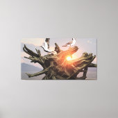 60" x 40" Canvas Art with "Driftwood" image (Voorkant)