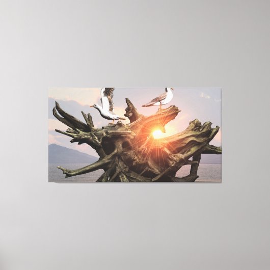 60" x 40" Canvas Art with "Driftwood" image (Voorkant)