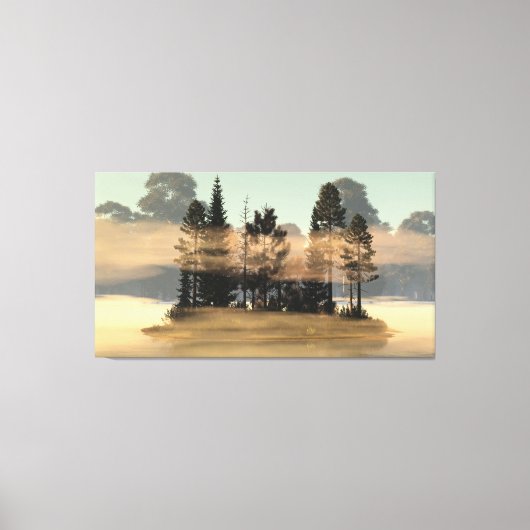 60" x 40" Canvas Art with "Magic of Mist" image (Voorkant)