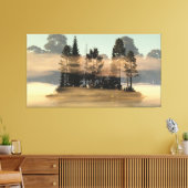 60" x 40" Canvas Art with "Magic of Mist" image (Insitu (Woonkamer))