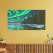 60" x 40" Canvas Art with "Winter Lights" image (Insitu (Woonkamer))