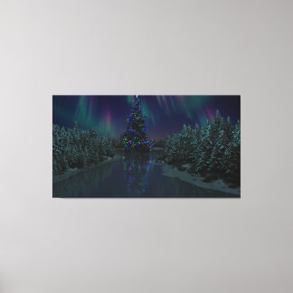60" x 40" Canvas Art with "Yuletide Tree" image