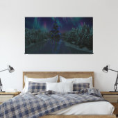60" x 40" Canvas Art with "Yuletide Tree" image (Insitu (Slaapkamer))