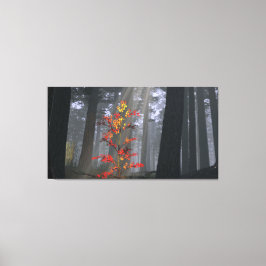 60" x 40" canvas kunst met "Fledgling" afbeelding