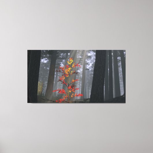 60" x 40" canvas kunst met "Fledgling" afbeelding (Voorkant)