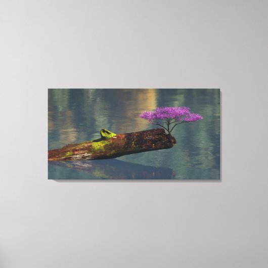 60"x 40"document poster met "Hergeboorte"afbeeldin Canvas Afdruk (Voorkant)