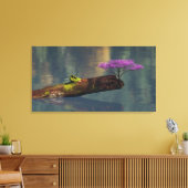 60"x 40"document poster met "Hergeboorte"afbeeldin Canvas Afdruk (Insitu (Woonkamer))