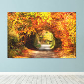 60 x 40 inch Canvas Yellow Bog Kilcullen Afdruk (Insitu (Houten vloer))