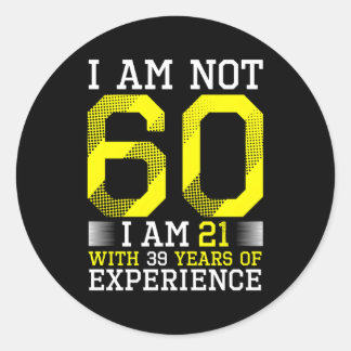 60e 60 ronde sticker