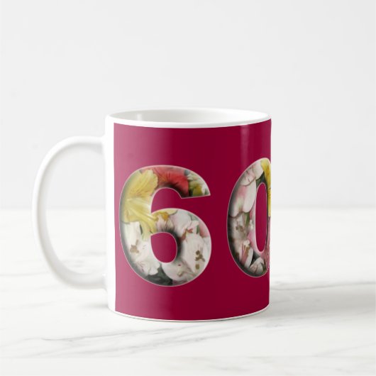60e anniversaire 60 ans Milestone Mug (Gauche)