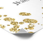 60e anniversaire Affiche de bienvenue de fête (Coin)