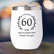 60e anniversaire Âgé à la perfection Nom personnal
