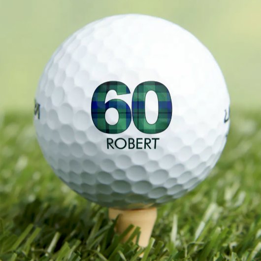 60e anniversaire balles de golf 60 ans cadeau plai