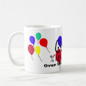 60e anniversaire Ballons Humour Mug (Gauche)