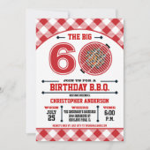 60e anniversaire Barbecue Invitation (Devant)