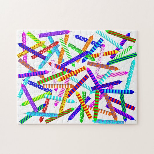 60e anniversaire Candle Puzzle (Horizontal)