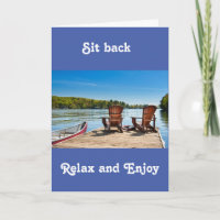 **60e ANNIVERSAIRE** Carte STYLE LAC
