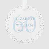 60e Anniversaire Coeurs Confetti (devant)