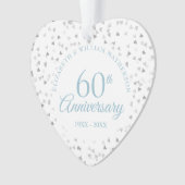 60e Anniversaire Coeurs Confetti (devant)