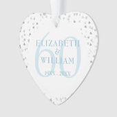 60e Anniversaire Coeurs Confetti (devant)