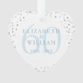 60e Anniversaire Coeurs Confetti (devant)