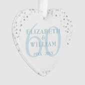 60e Anniversaire Coeurs Confetti (devant)