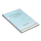 60e Anniversaire de la fête Livre d'invité, bateau (Côté Droit)