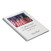 60e Anniversaire de la fête Livre d'invité, drapea (Côté Droit)