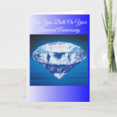 60e anniversaire de Mariage Carte Diamond (Devant)