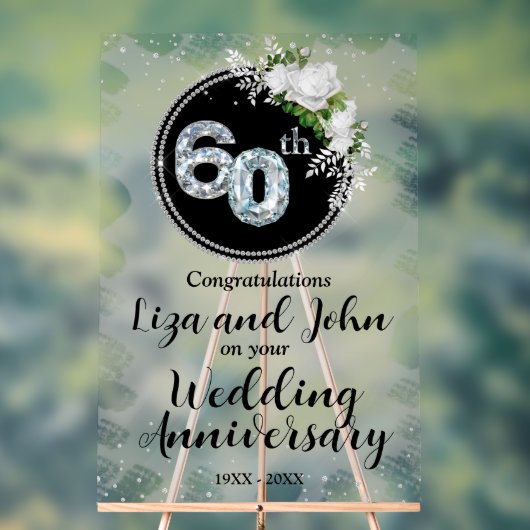 60e anniversaire de mariage de diamant (Neutre)