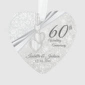 60e anniversaire de Mariage de diamant Keepsaké (dos)