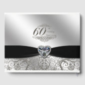 60e anniversaire de Mariage de diamant Livre d'or (Verso)