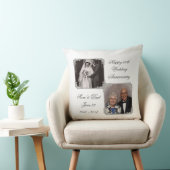 60e anniversaire de Mariage Diamond Coussin photo (Chaise)