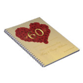 60e anniversaire de Mariage du livre d'or Red Rose (Côté Droit)