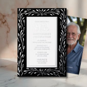 60e anniversaire de Mariage Invitations Noir