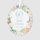 60e anniversaire du diamant Photo Roses Garland (devant)