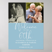 60e anniversaire du Mariage 2 Affiche de bienvenue (Devant)