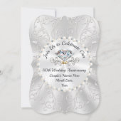 60e anniversaire du Mariage Cartes d'invitation (Devant)