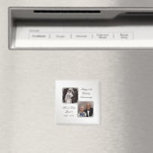 60e anniversaire du Mariage diamant Magnet photo (In Situ (Lave-vaisselle))