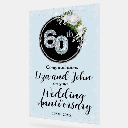 60e anniversaire du Mariage Diamond (Angle)