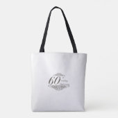 60e anniversaire du Mariage Diamond Sac fourre-tou (Dos)