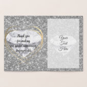 60e anniversaire du Mariage Merci Cartes (Intérieur)