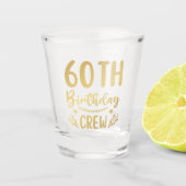 60e Anniversaire Équipage de 60 Parties Verre de t (Devant)