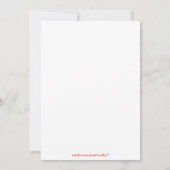 60e anniversaire Fondue Diner fêtes Invitations (Dos)