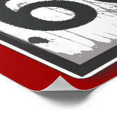 60e anniversaire Funny Grungy Speed Limit Poster (Coin)